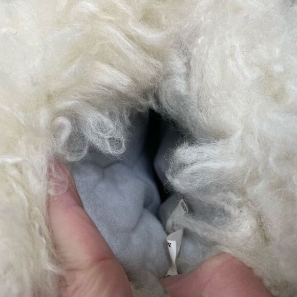 UGG Australia Classic Short Fluff Momma Mama Baby White Mini Winter Boots 8 - Picture 7 of 10